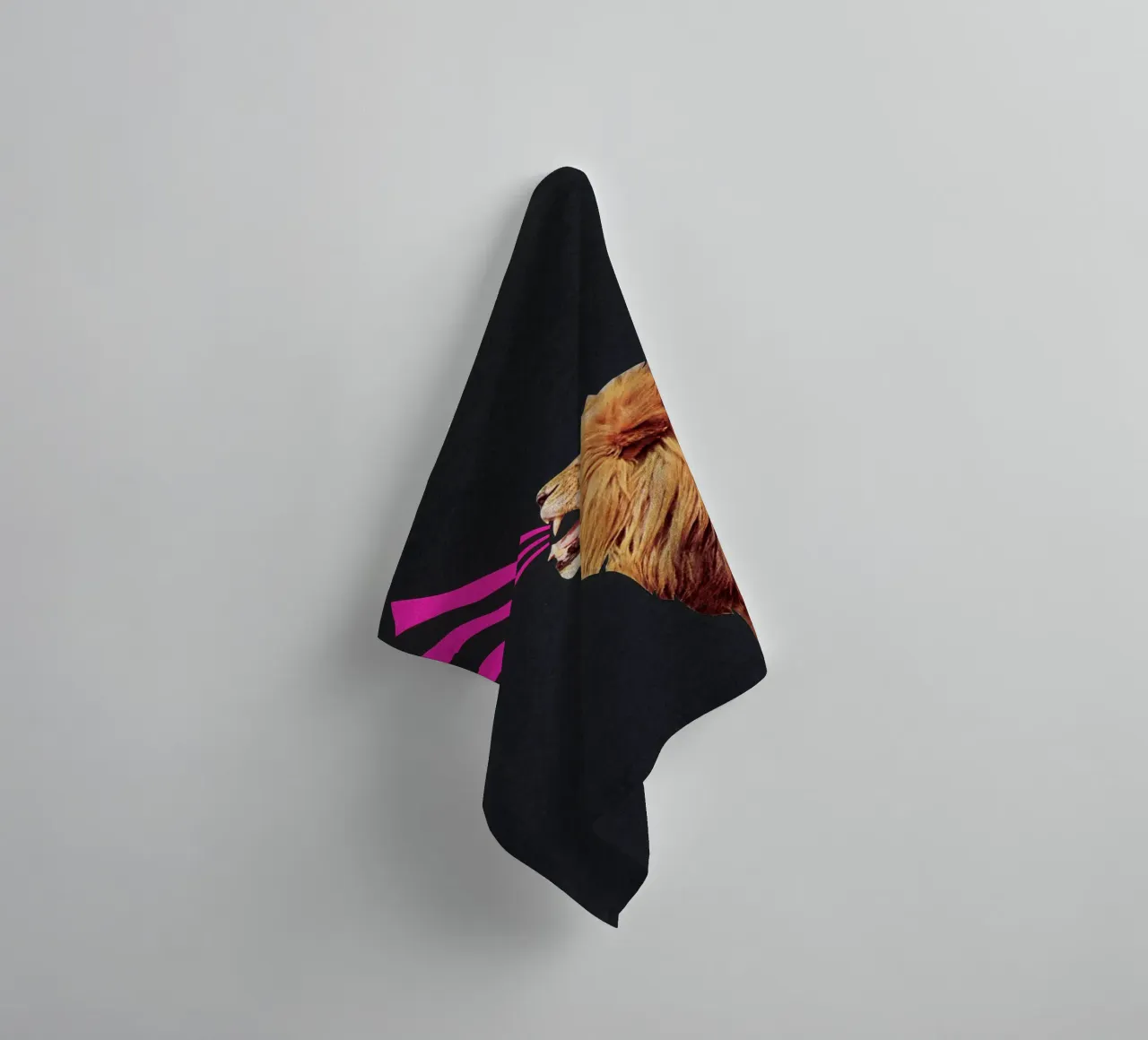 ROAR towel by Cassia Beck Collage