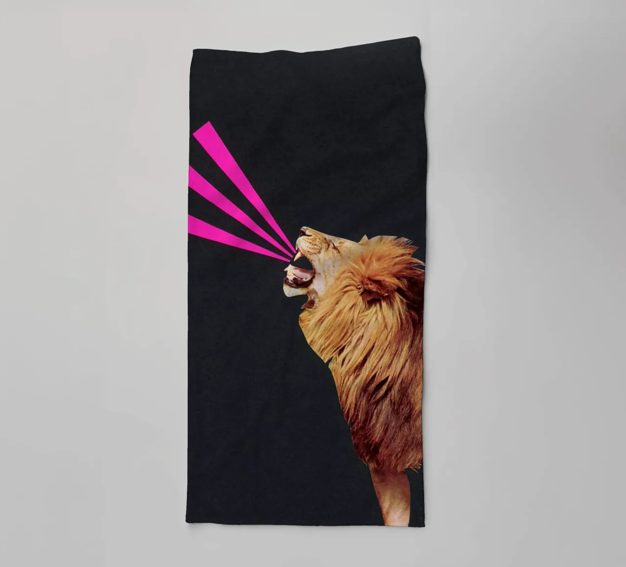 ROAR towel by Cassia Beck Collage