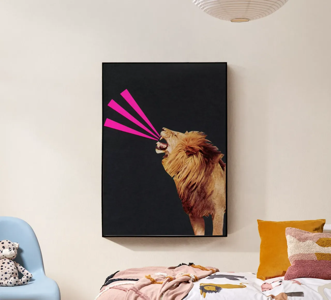 ROAR plexiglass da Cassia Beck Collage