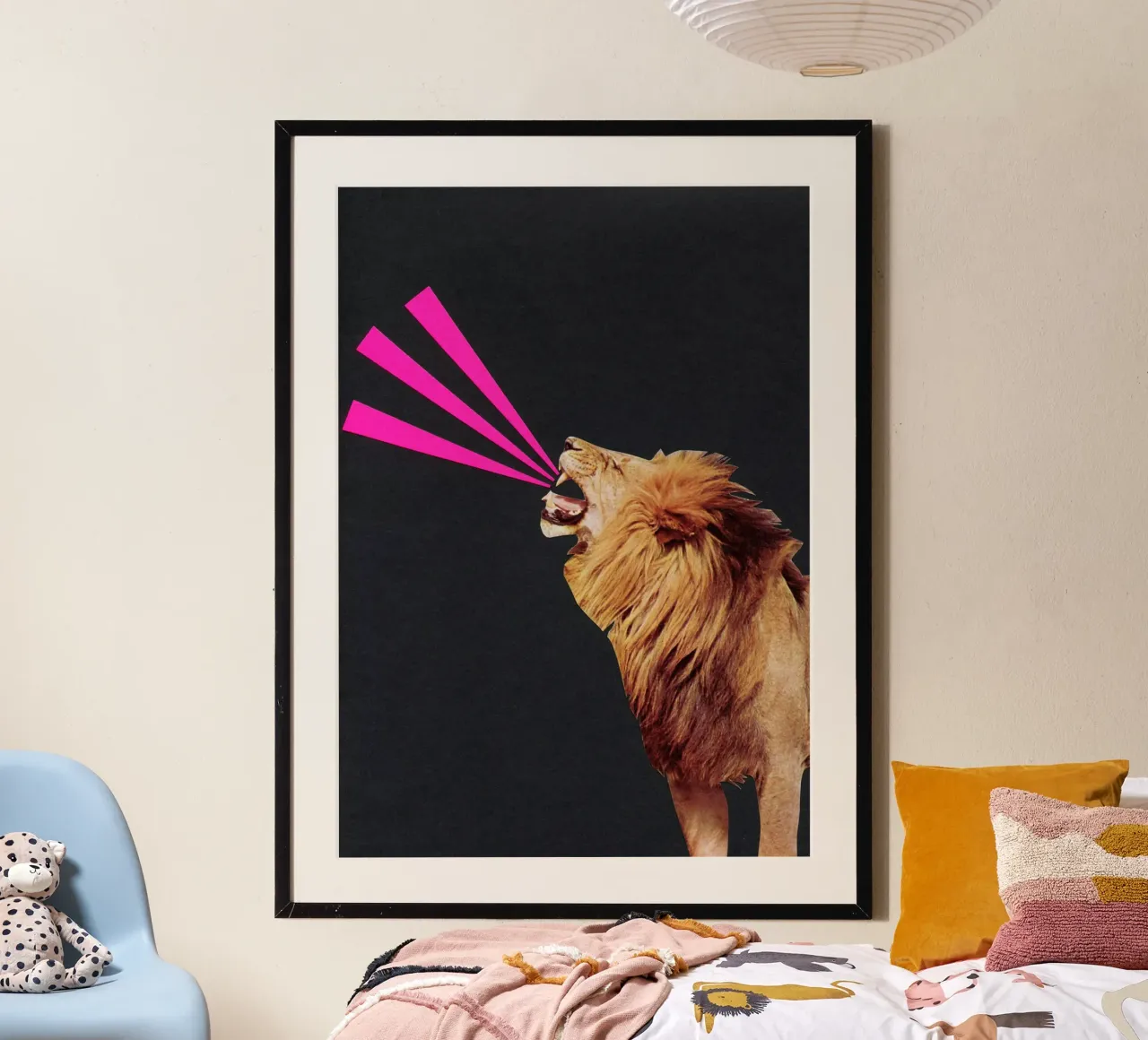 ROAR poster da Cassia Beck Collage