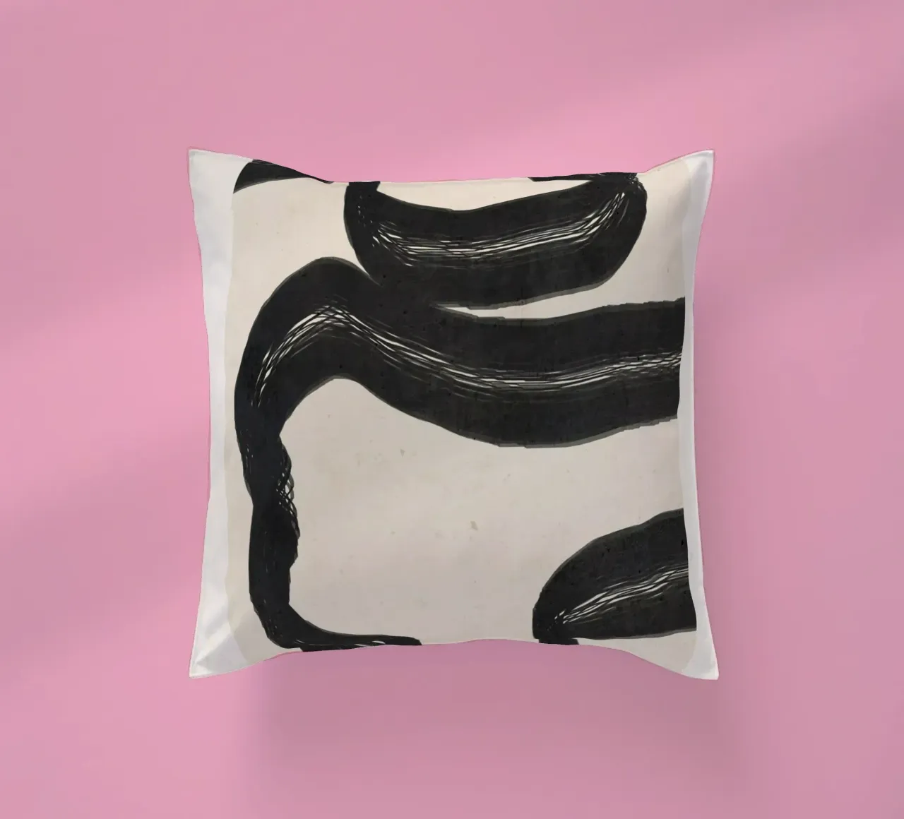Minimal Abstract Art 15 decorative cushion by ThingDesign