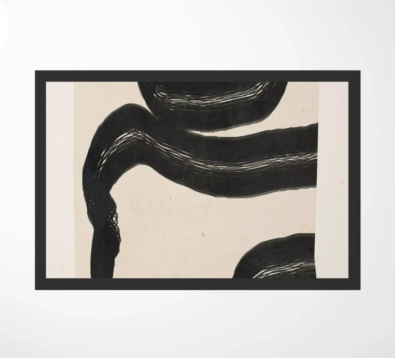 Minimal Abstract Art 15 doormat by ThingDesign