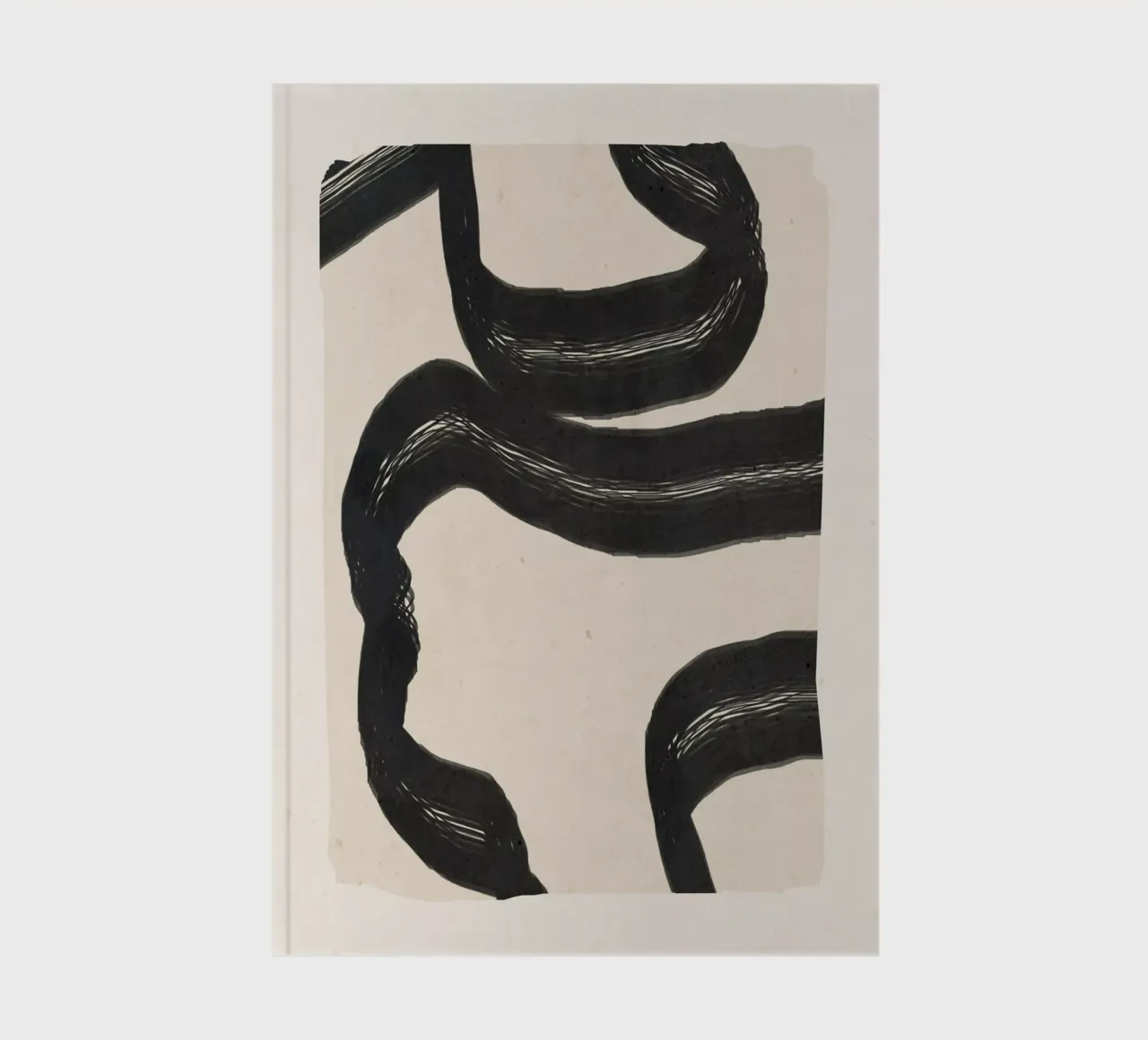 Minimal Abstract Art 15 notebook by ThingDesign