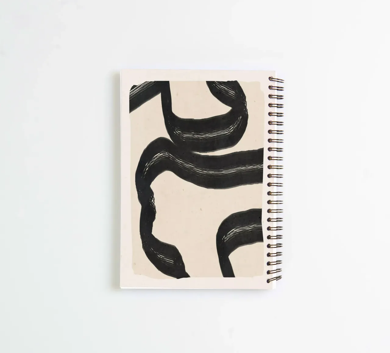 Minimal Abstract Art 15 spiral notebook by ThingDesign