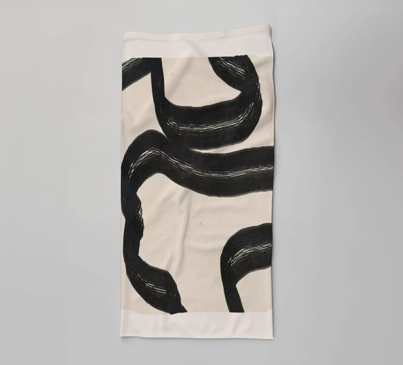 Minimal Abstract Art 15 towel by ThingDesign