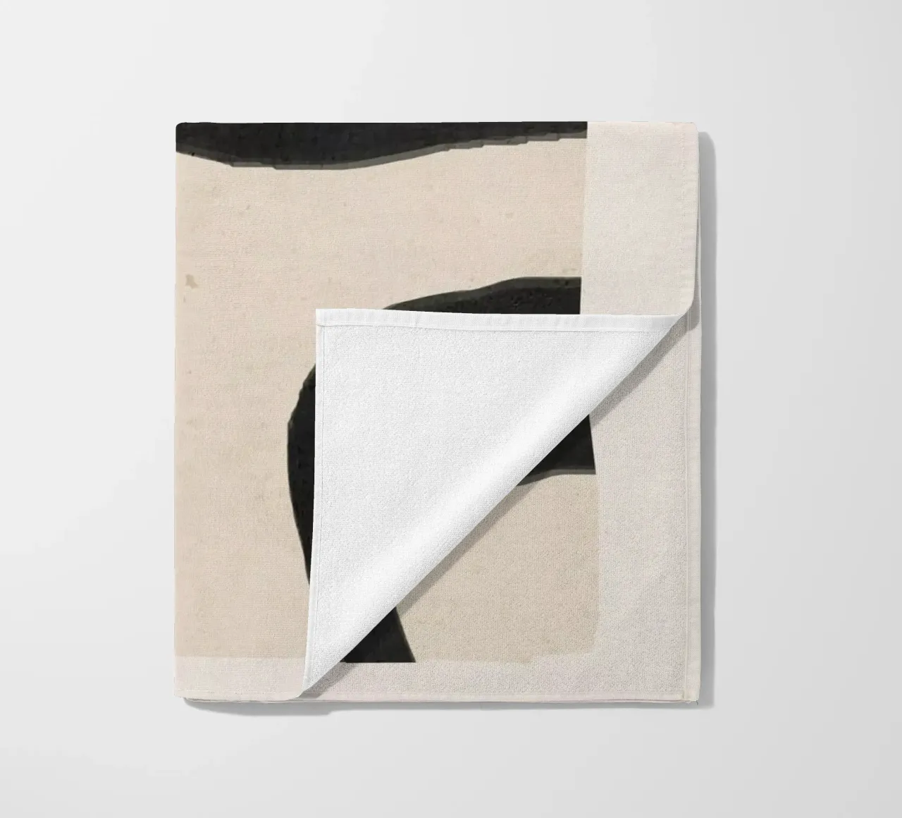 Minimal Abstract Art 15 beach towel by ThingDesign