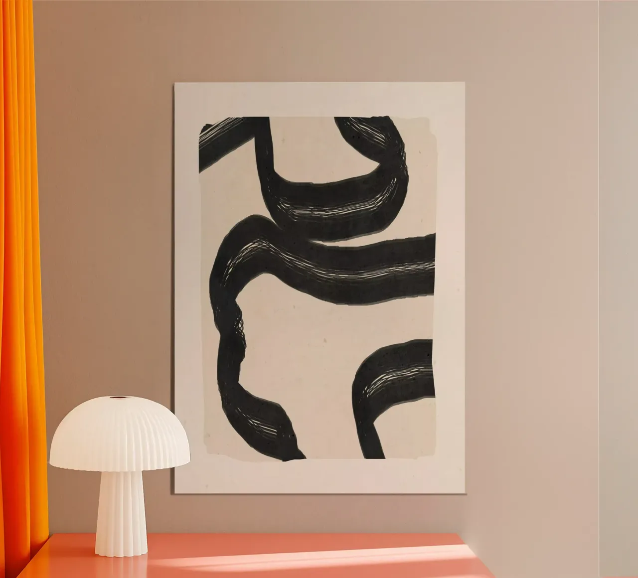 Minimal Abstract Art 15 hahnemühle by ThingDesign