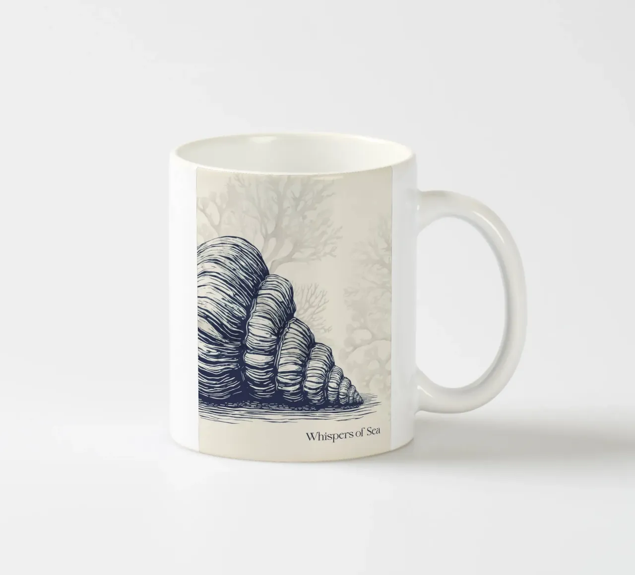 Whispers Of Sea 2 tazza in ceramica da Indigo Rain