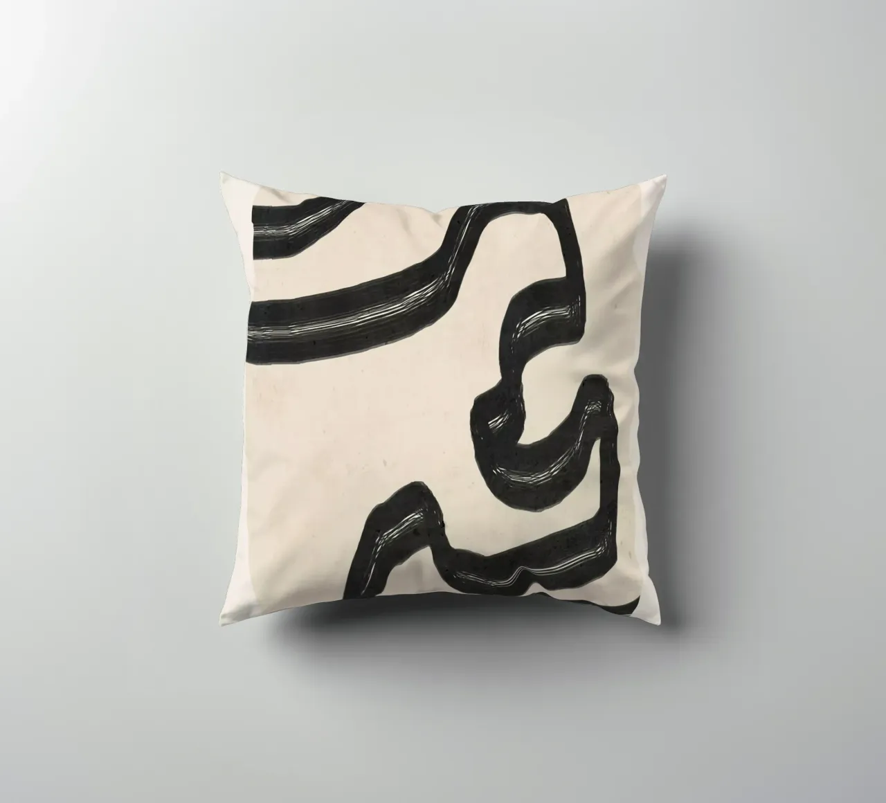 Minimal Abstract Art 16 decorative cushion by ThingDesign