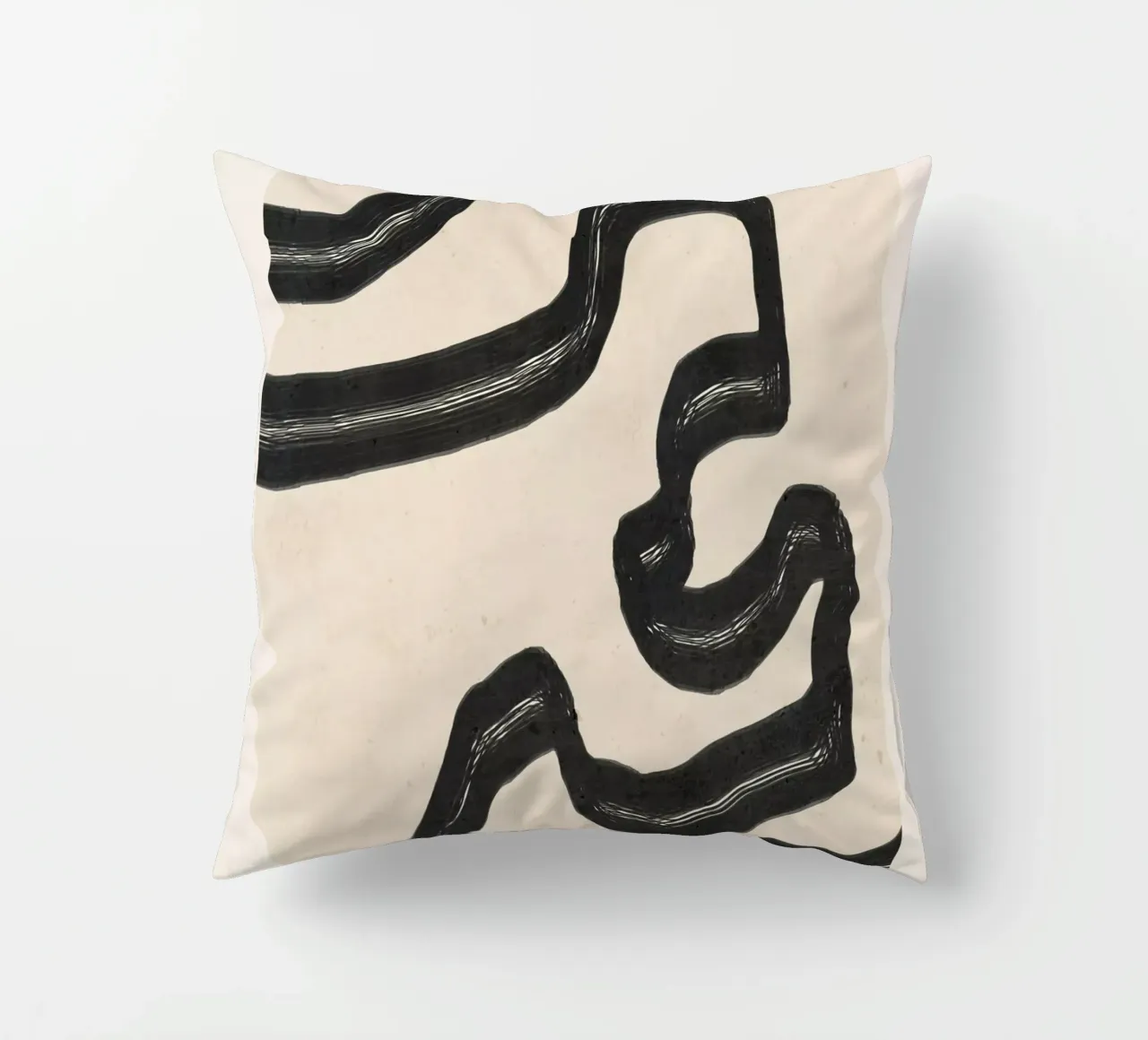 Minimal Abstract Art 16 decorative cushion by ThingDesign