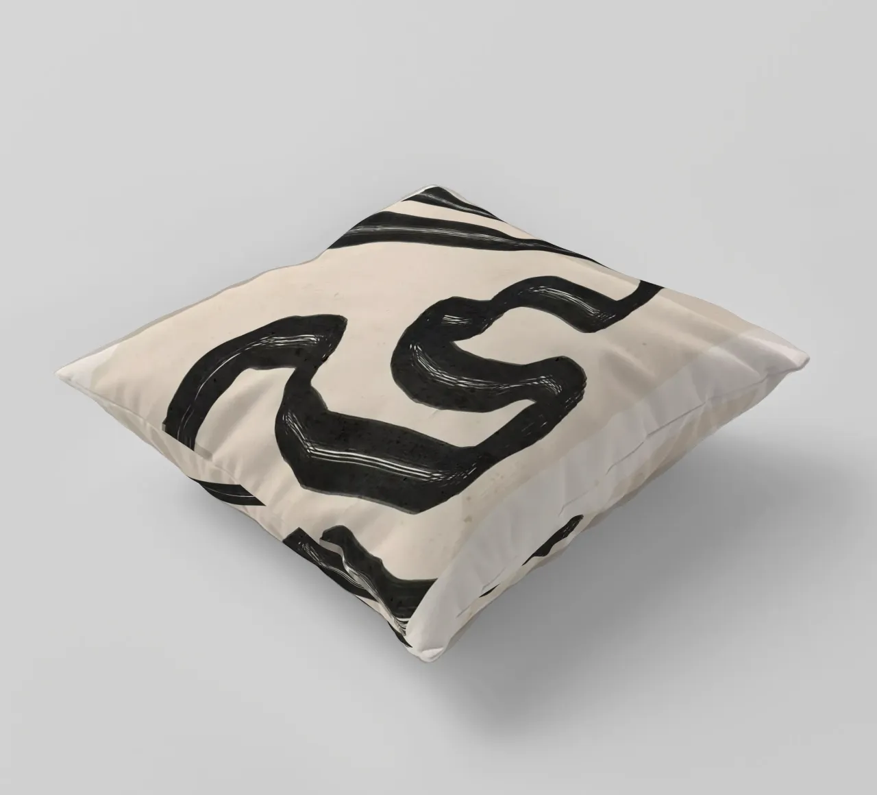 Minimal Abstract Art 16 decorative cushion by ThingDesign