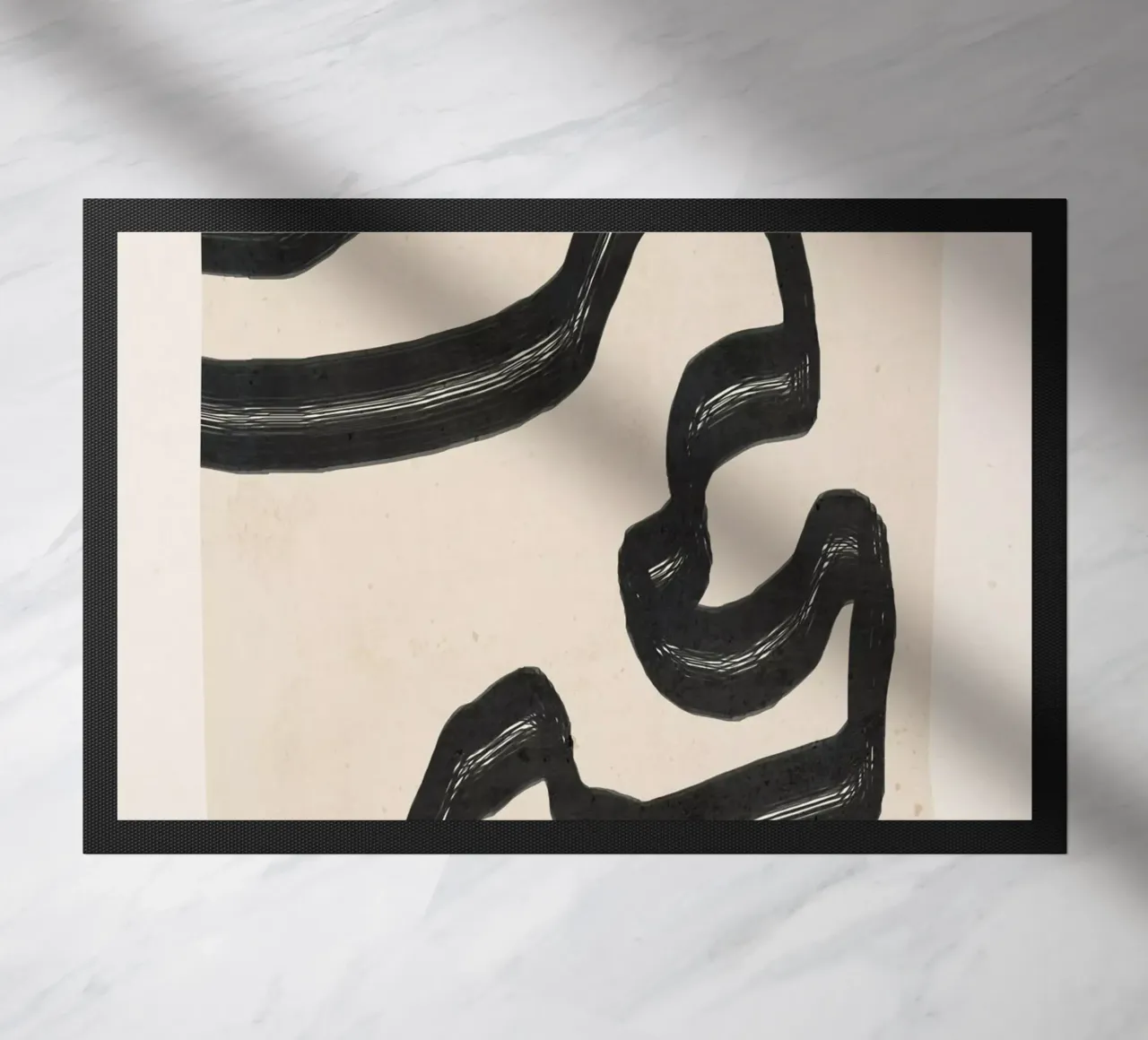 Minimal Abstract Art 16 doormat by ThingDesign
