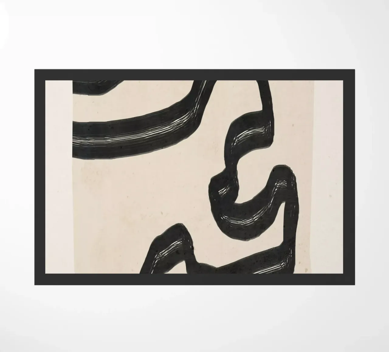 Minimal Abstract Art 16 doormat by ThingDesign