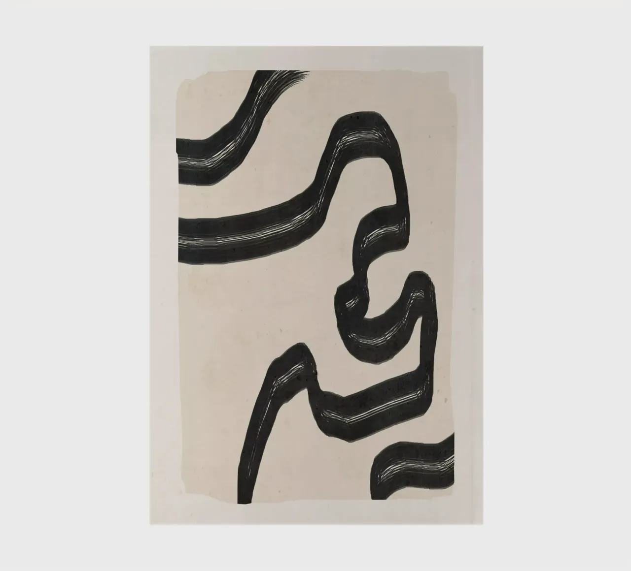 Minimal Abstract Art 16 notebook by ThingDesign