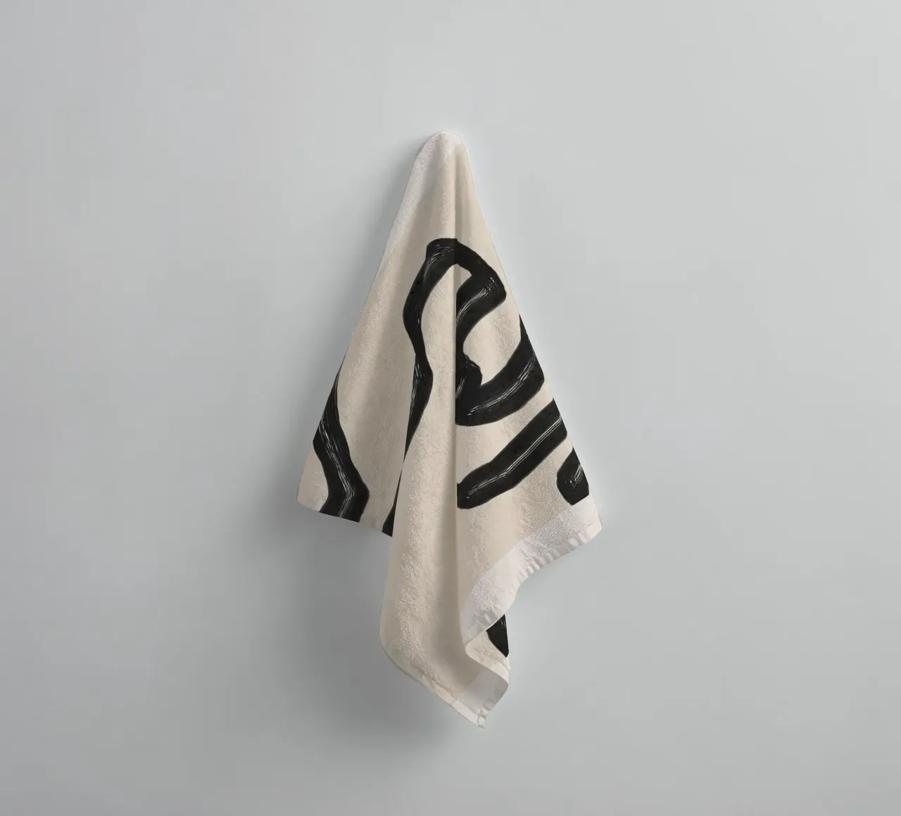 Minimal Abstract Art 16 towel by ThingDesign