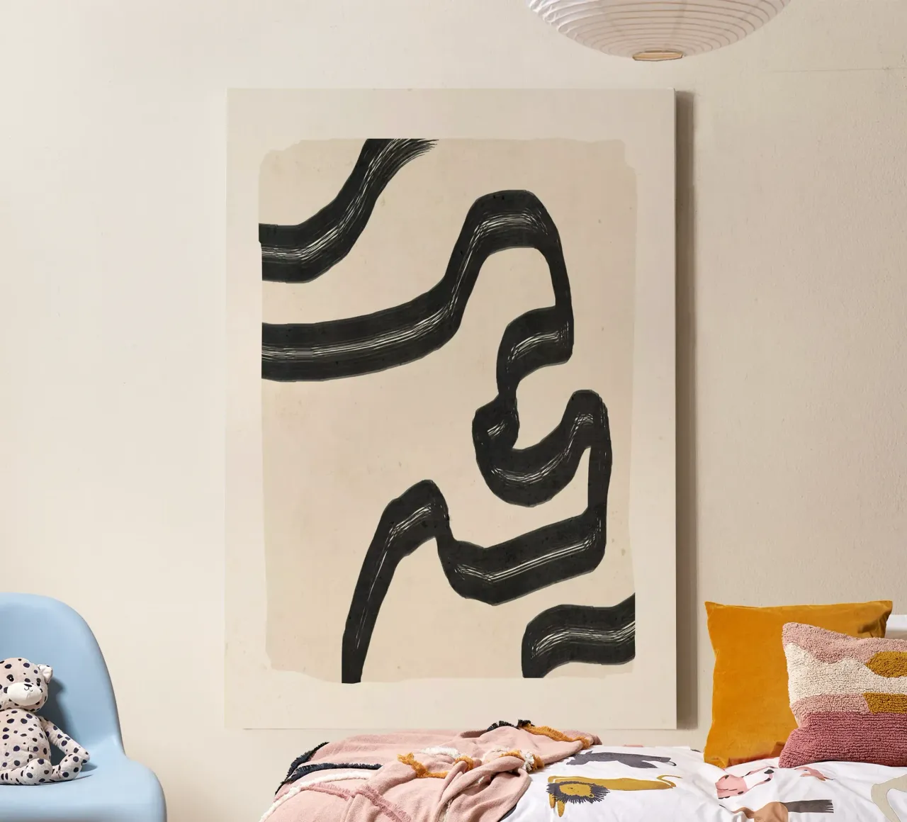 Minimal Abstract Art 16 canvas by ThingDesign