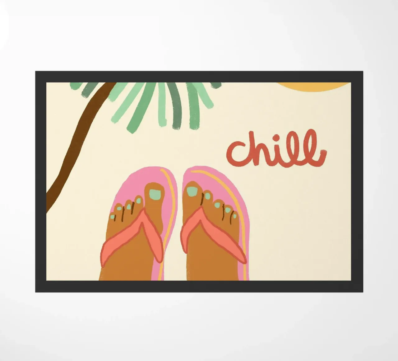 Chill, Gambe da spiaggia, Summer Vibes Art zerbino da dawnthesea