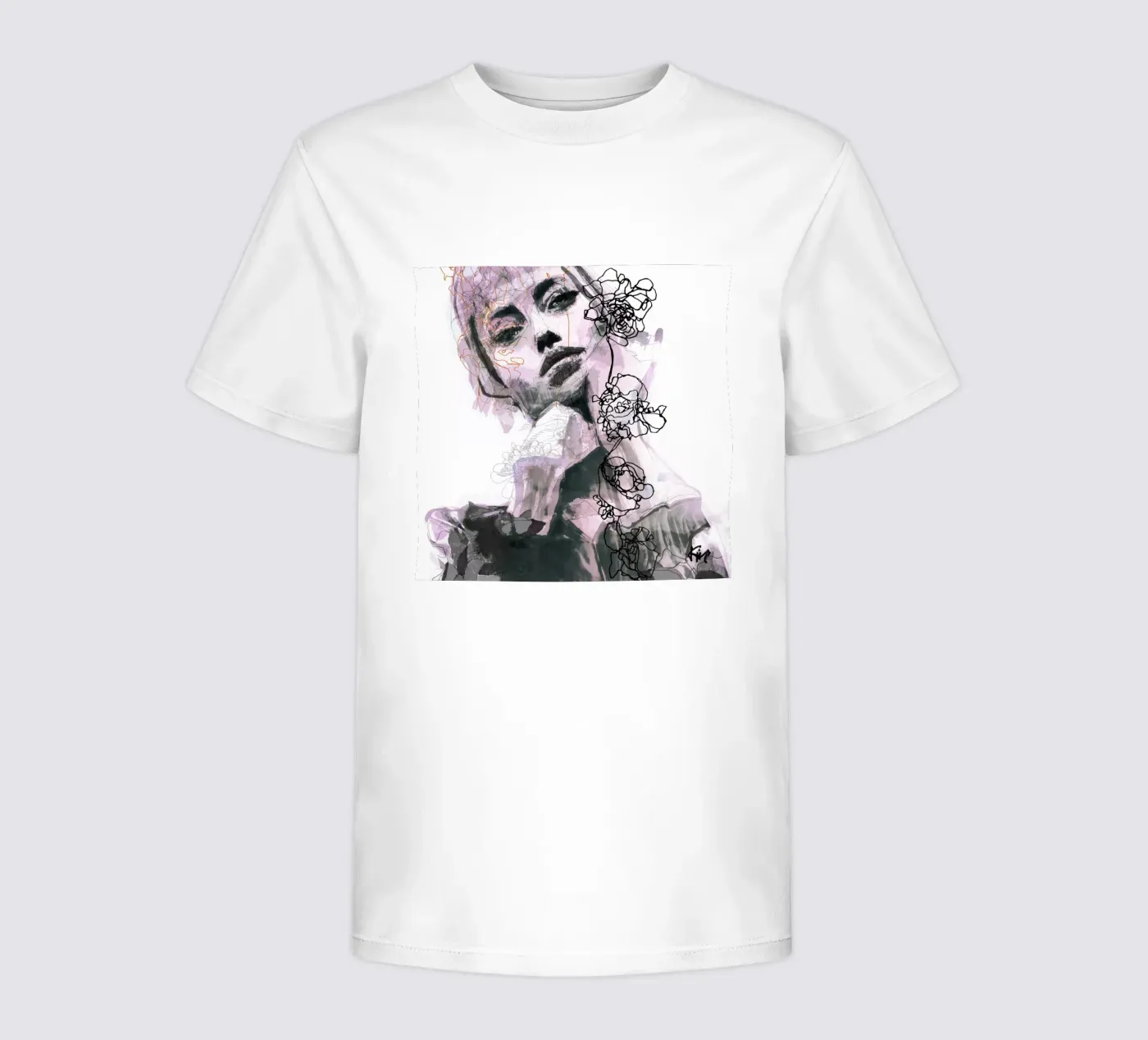 labbra t-shirt bambini da Giulio Iurissevich
