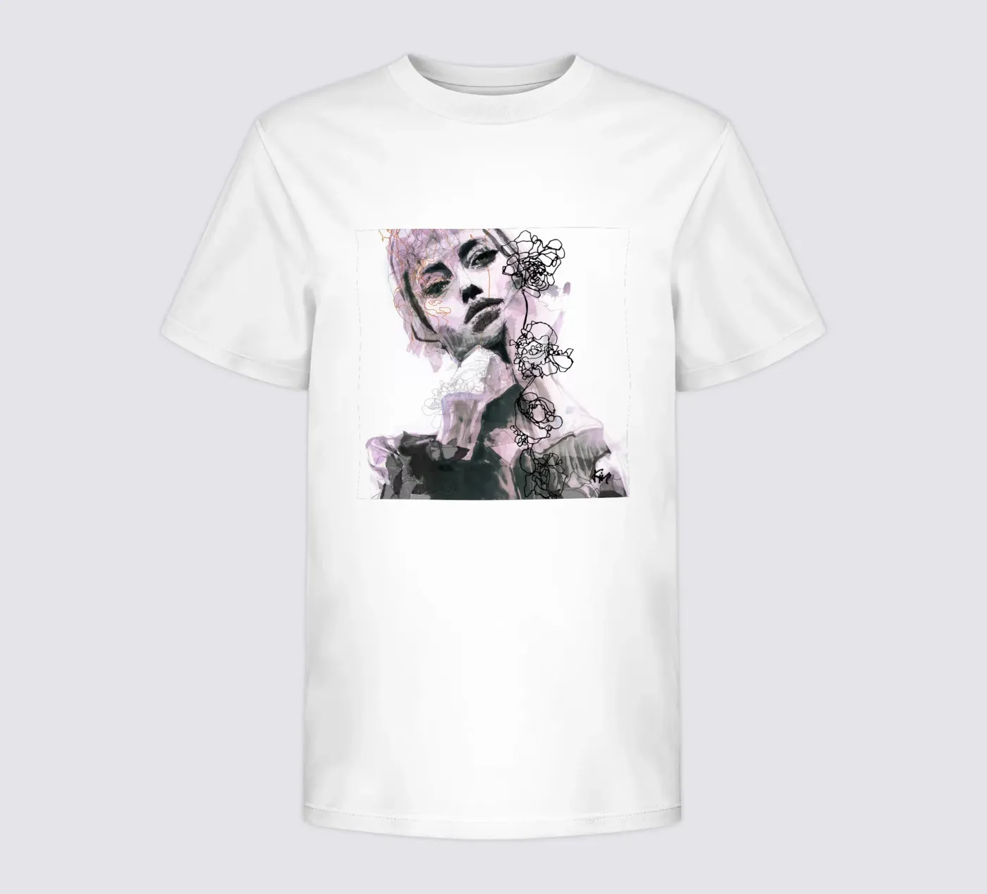 labbra t-shirt bambini da Giulio Iurissevich