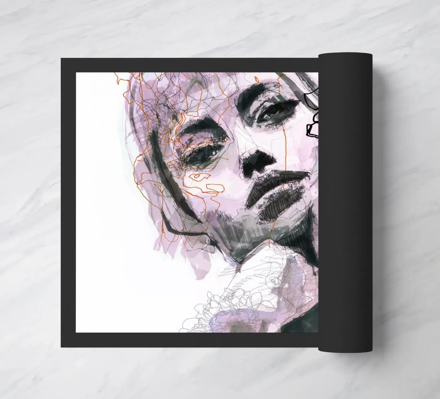 lippen deurmat van Giulio Iurissevich