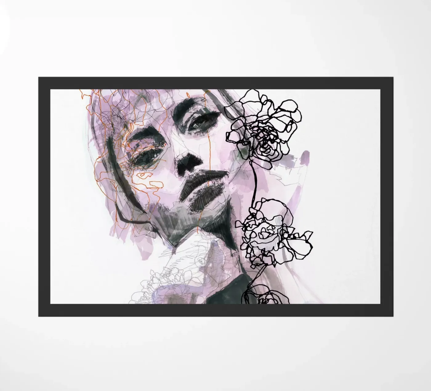 lippen deurmat van Giulio Iurissevich