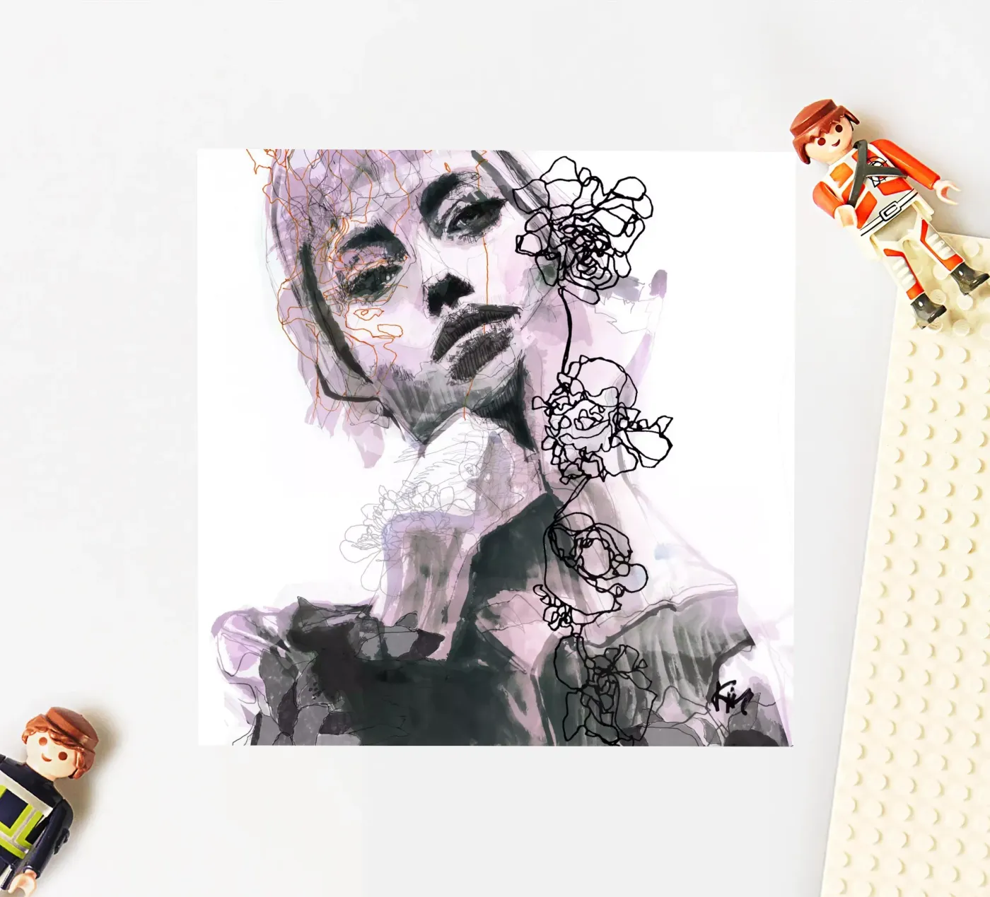 lips sticker van Giulio Iurissevich