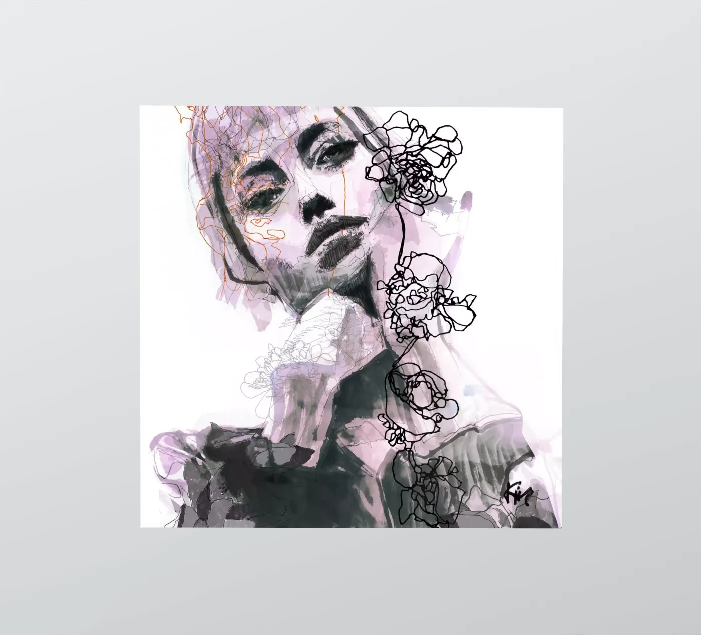 lips sticker van Giulio Iurissevich