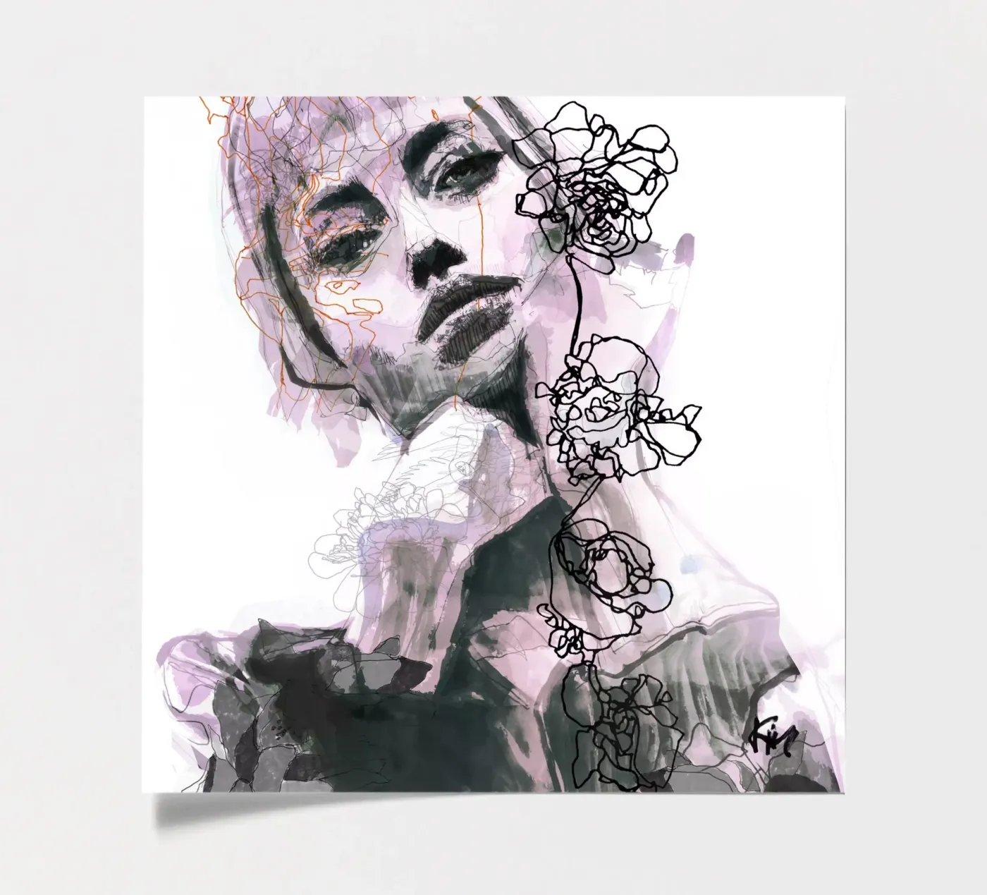 lips sticker sheet by Giulio Iurissevich