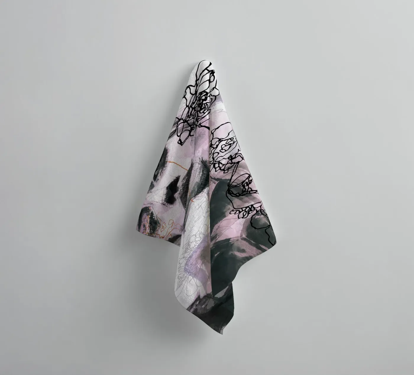 lips towel by Giulio Iurissevich