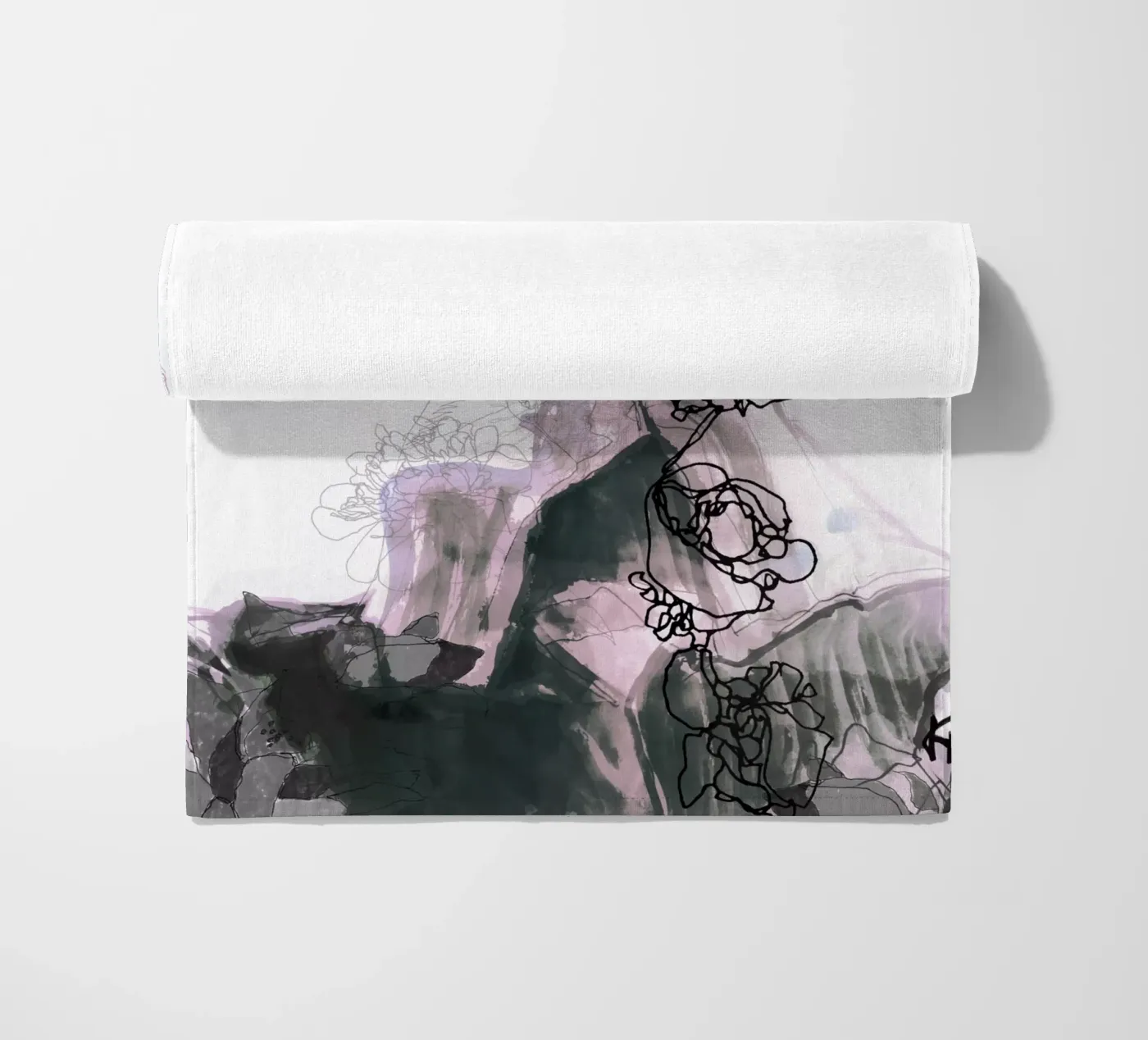 lippen strandhanddoek van Giulio Iurissevich
