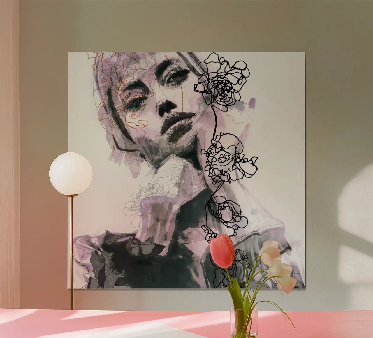 lips poster by Giulio Iurissevich