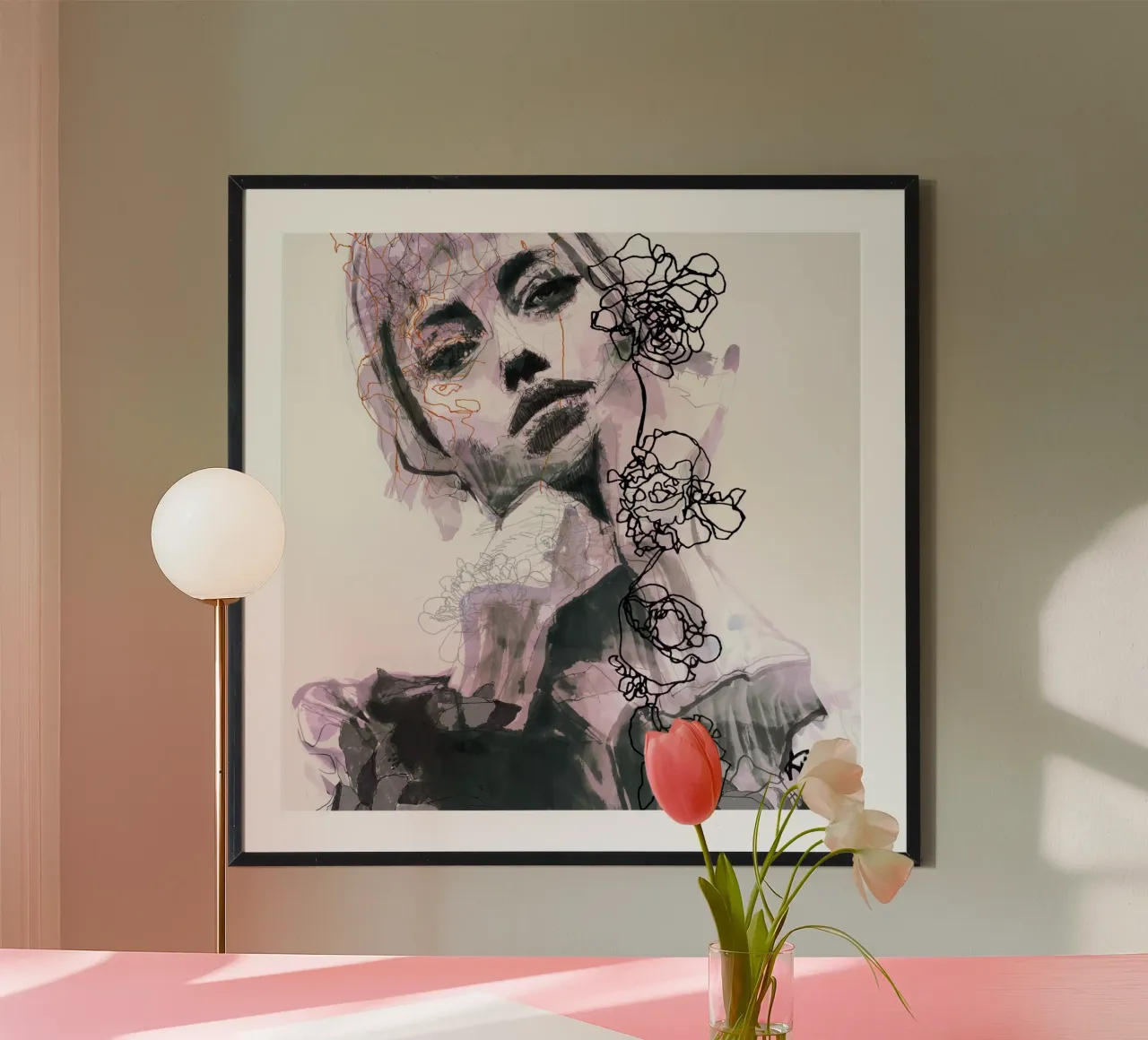 lips poster by Giulio Iurissevich