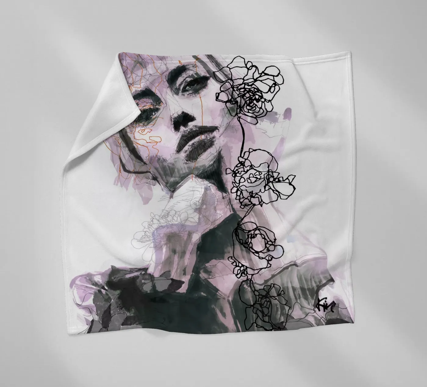 labbra coperta in pile da Giulio Iurissevich