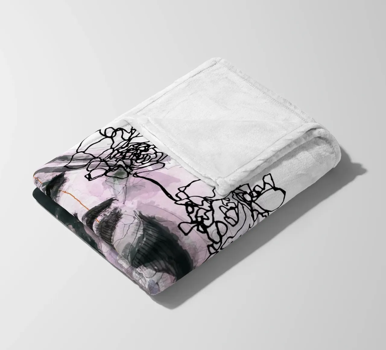 lips Fleecedecke von Giulio Iurissevich