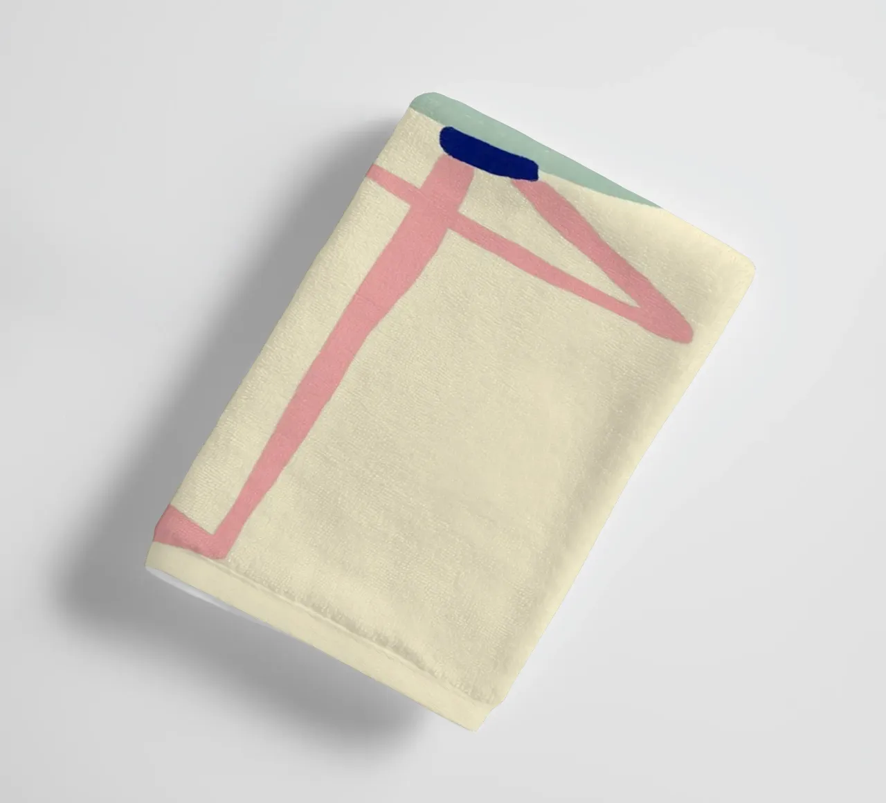 Flamingo on Float, Quirky Summer Art towel by dawnthesea