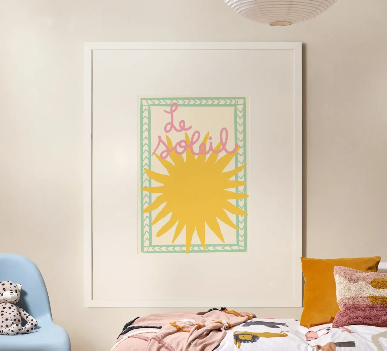 Le Soleil, arte del sole francese, Summer Vibes poster da dawnthesea