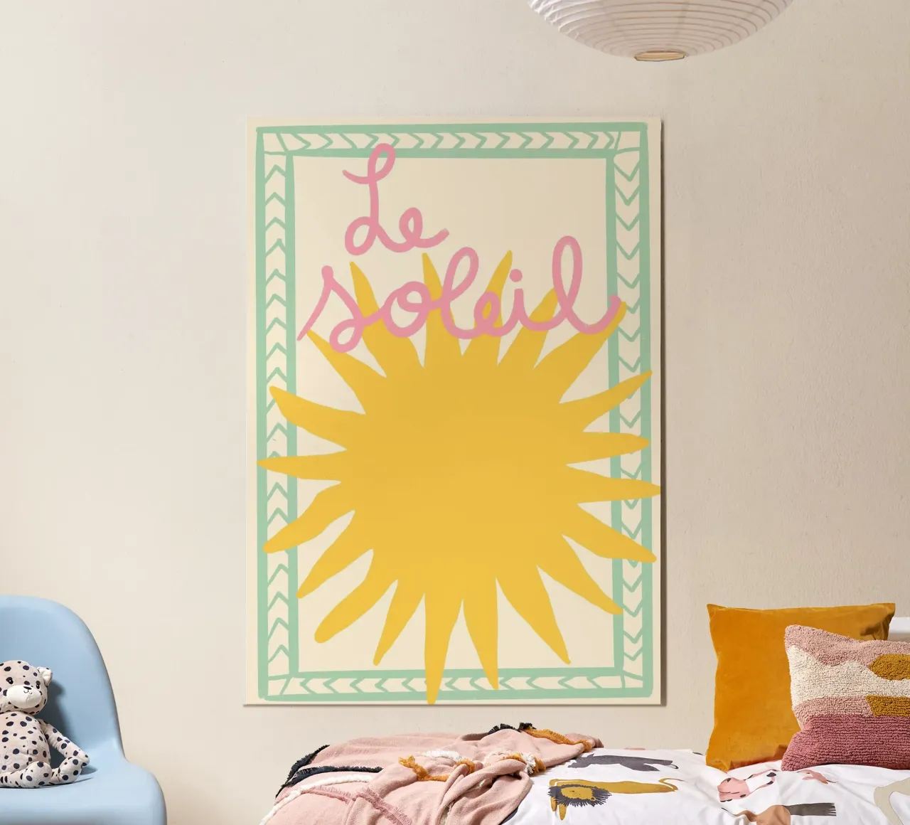 Le Soleil, arte del sole francese, Summer Vibes poster da dawnthesea
