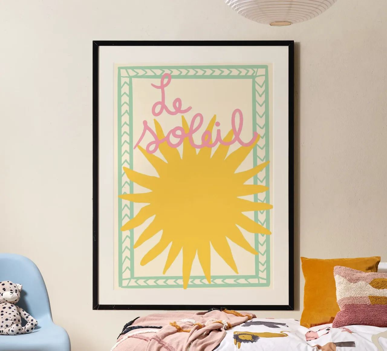 Le Soleil, arte del sole francese, Summer Vibes poster da dawnthesea