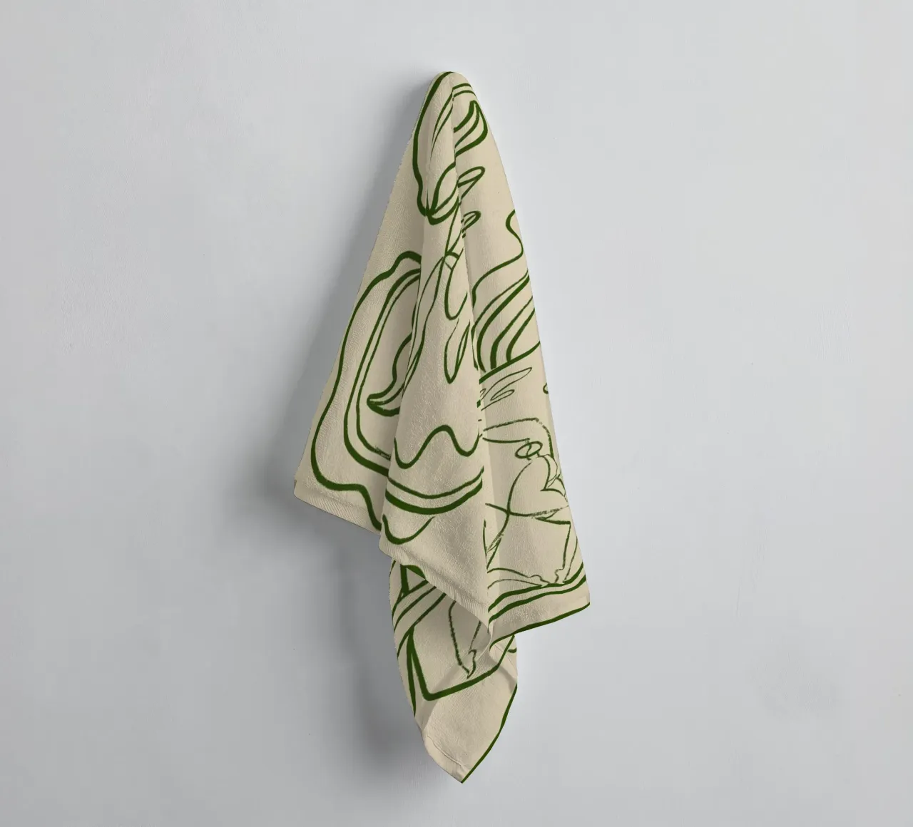 Vessel Collection, New Beginnings Line Art asciugamano da bagno da Arty Guava