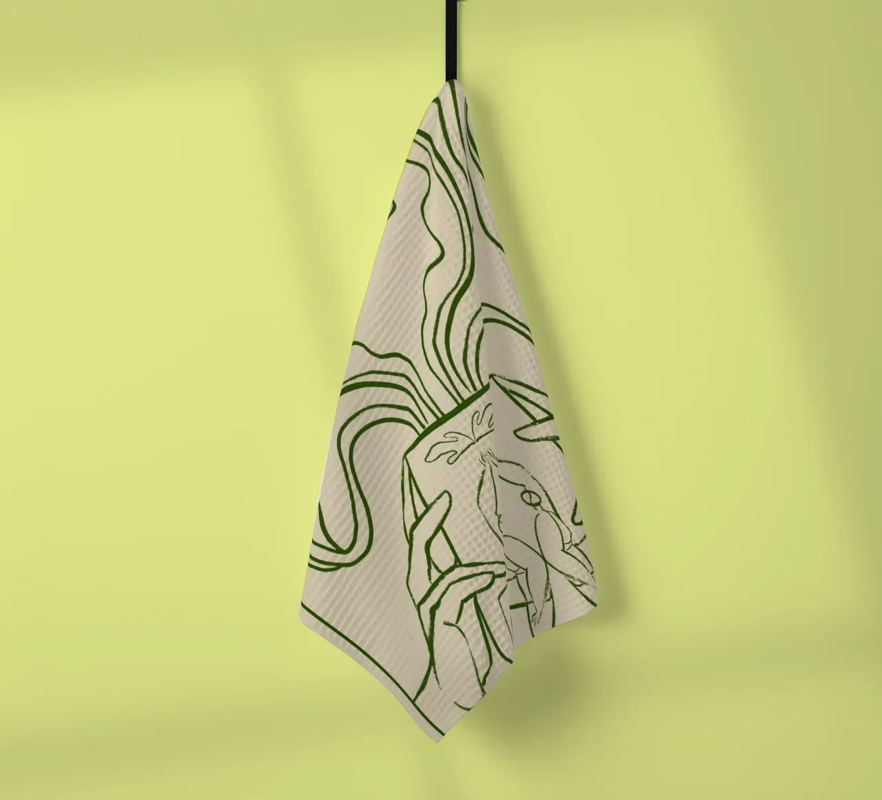 Vessel Collection, New Beginnings Line Art canovaccio da cucina da Arty Guava
