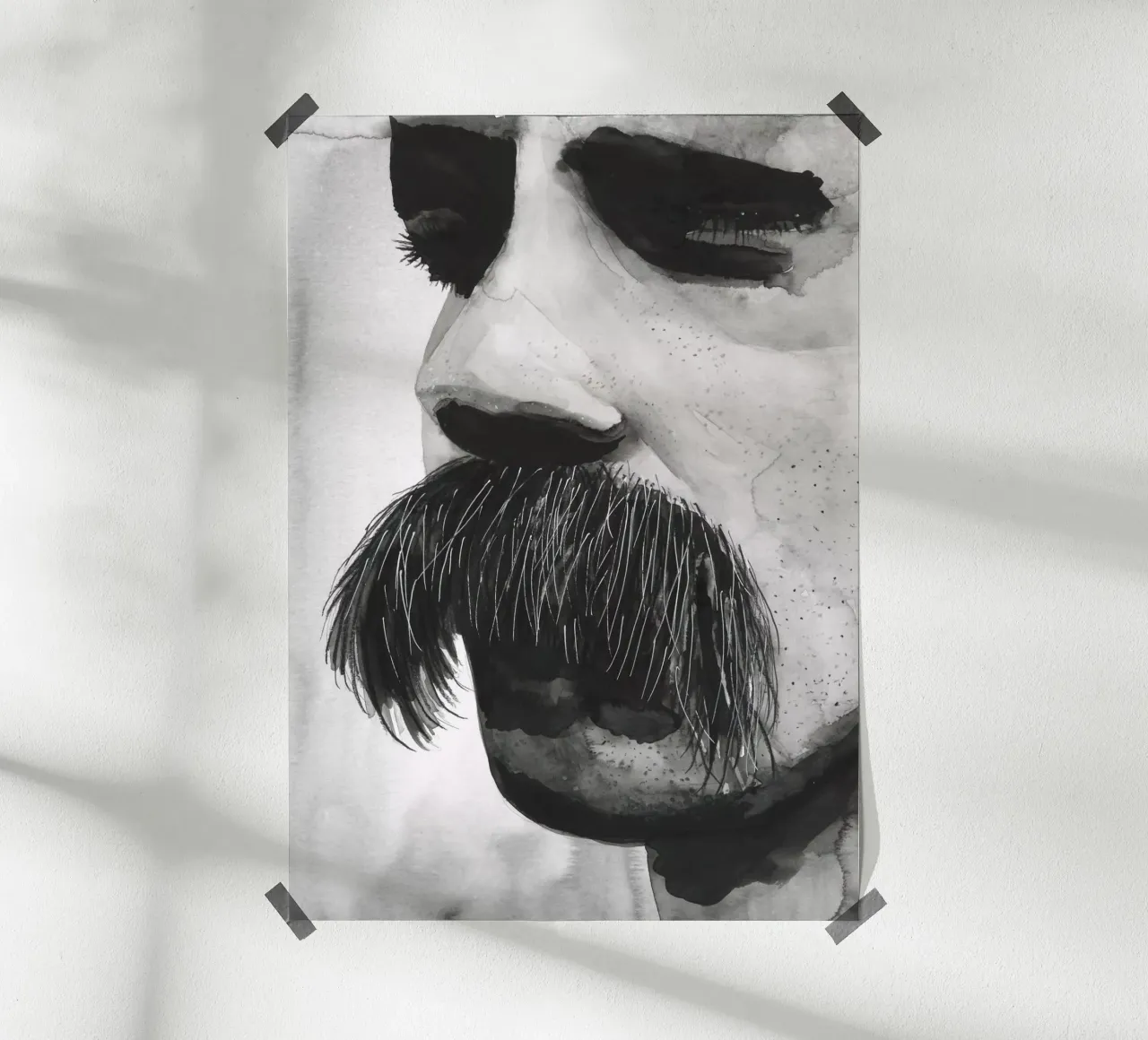Innamorato di un marinaio poster con telaio in plastica da Adele.Grace