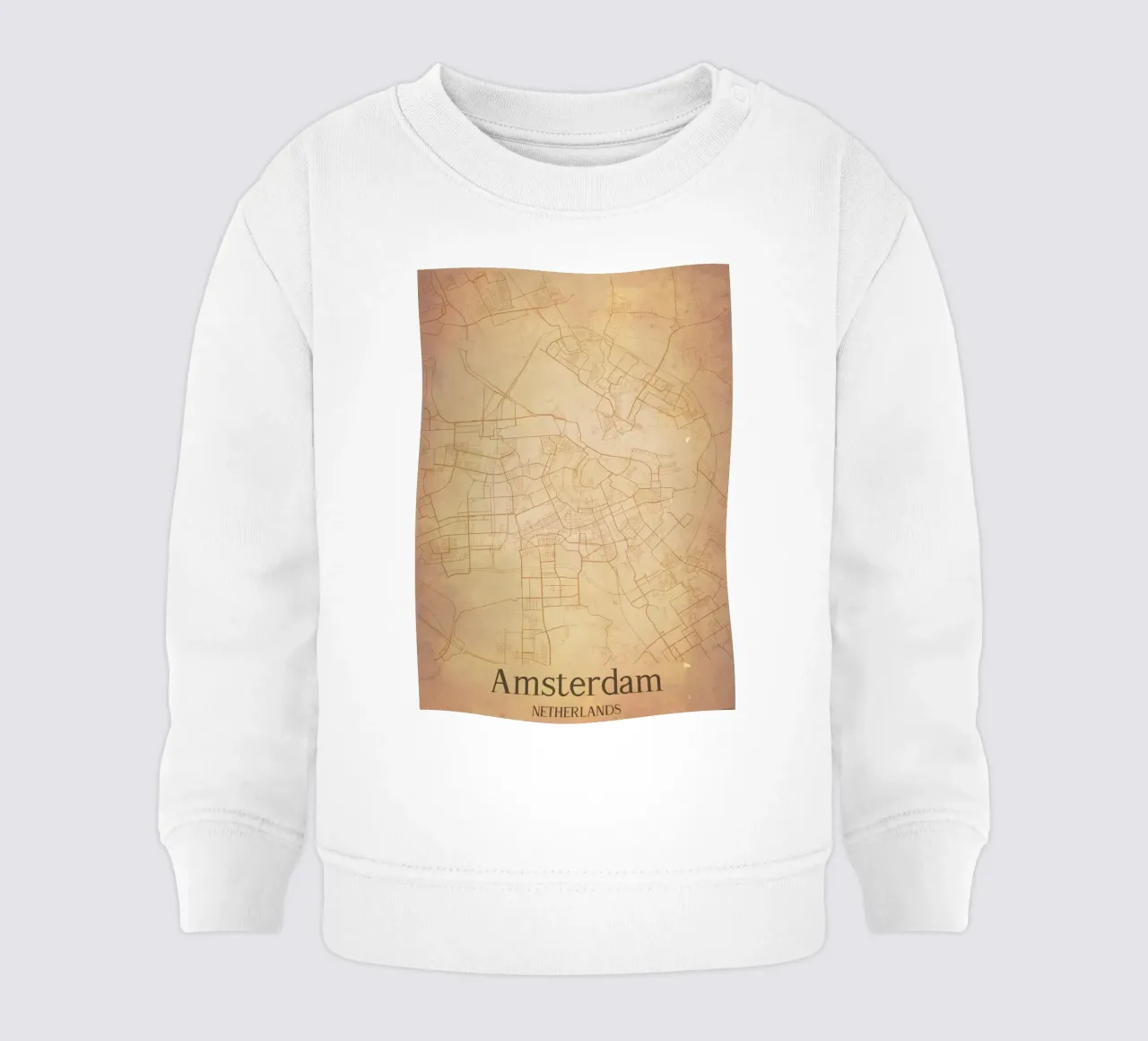 Amsterdam NETHERLANDS felpa neonato da WorldPrint