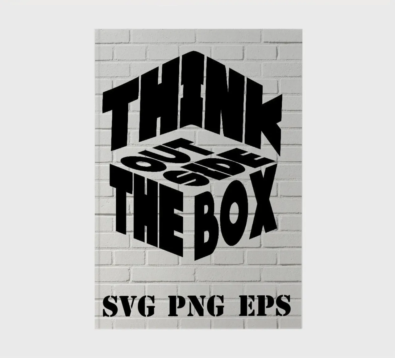 think the box notebook by art quots shop