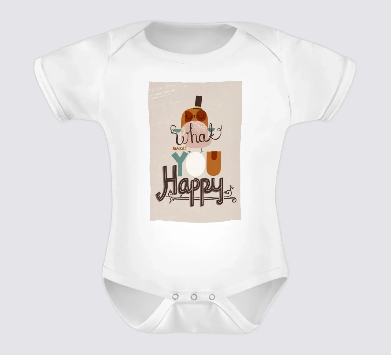 cosa ti rende felice body neonato maniche corte da art quots shop