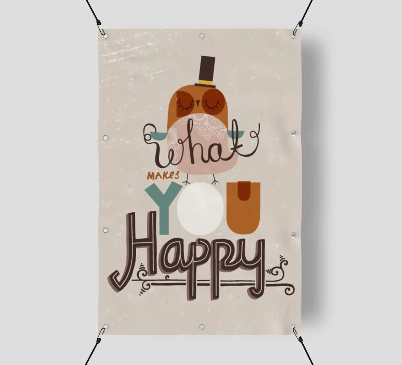 cosa ti rende felice telo in pvc da art quots shop