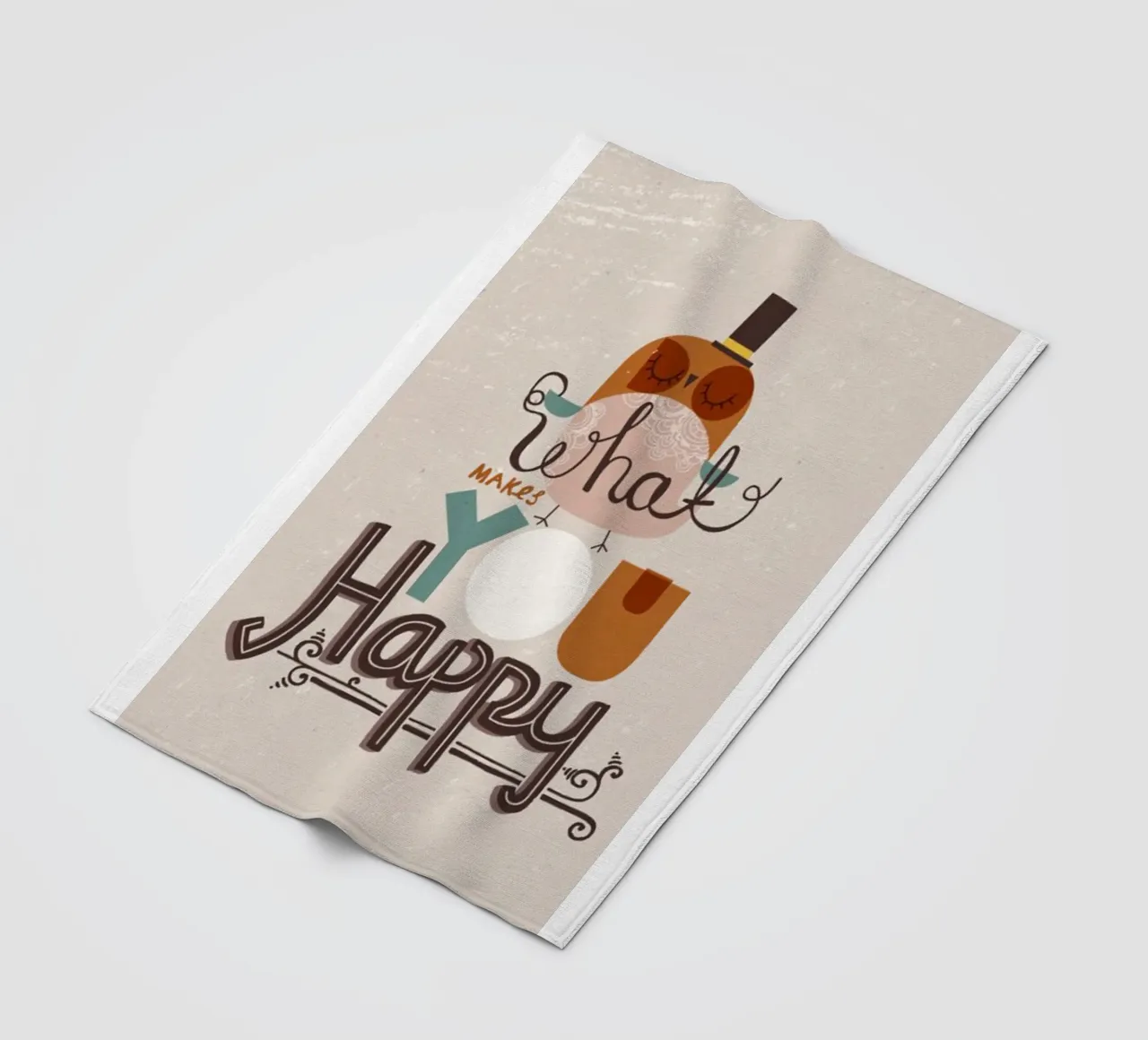 cosa ti rende felice coperta in pile da art quots shop