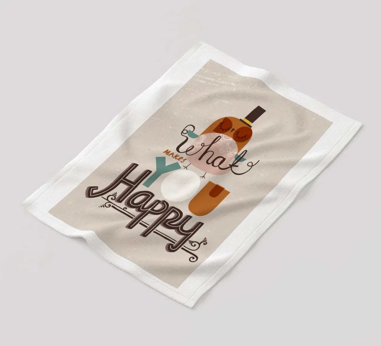cosa ti rende felice coperta in pile da art quots shop