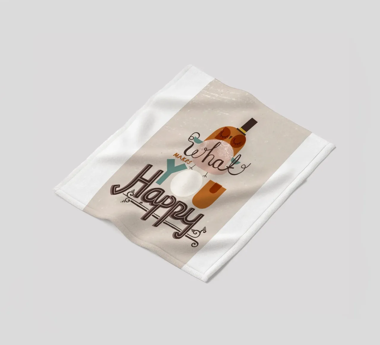 cosa ti rende felice coperta in pile da art quots shop