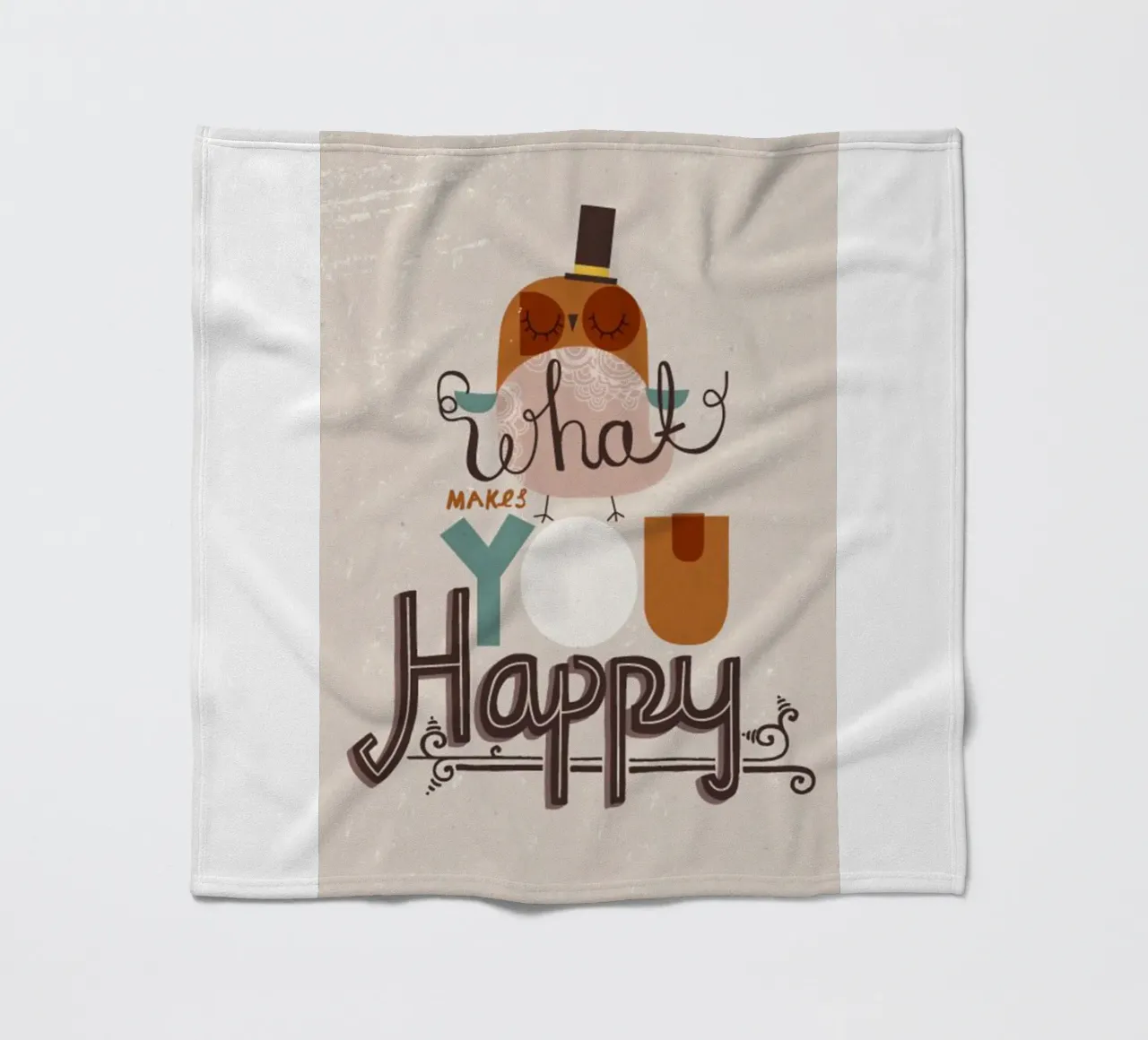 cosa ti rende felice coperta in pile da art quots shop