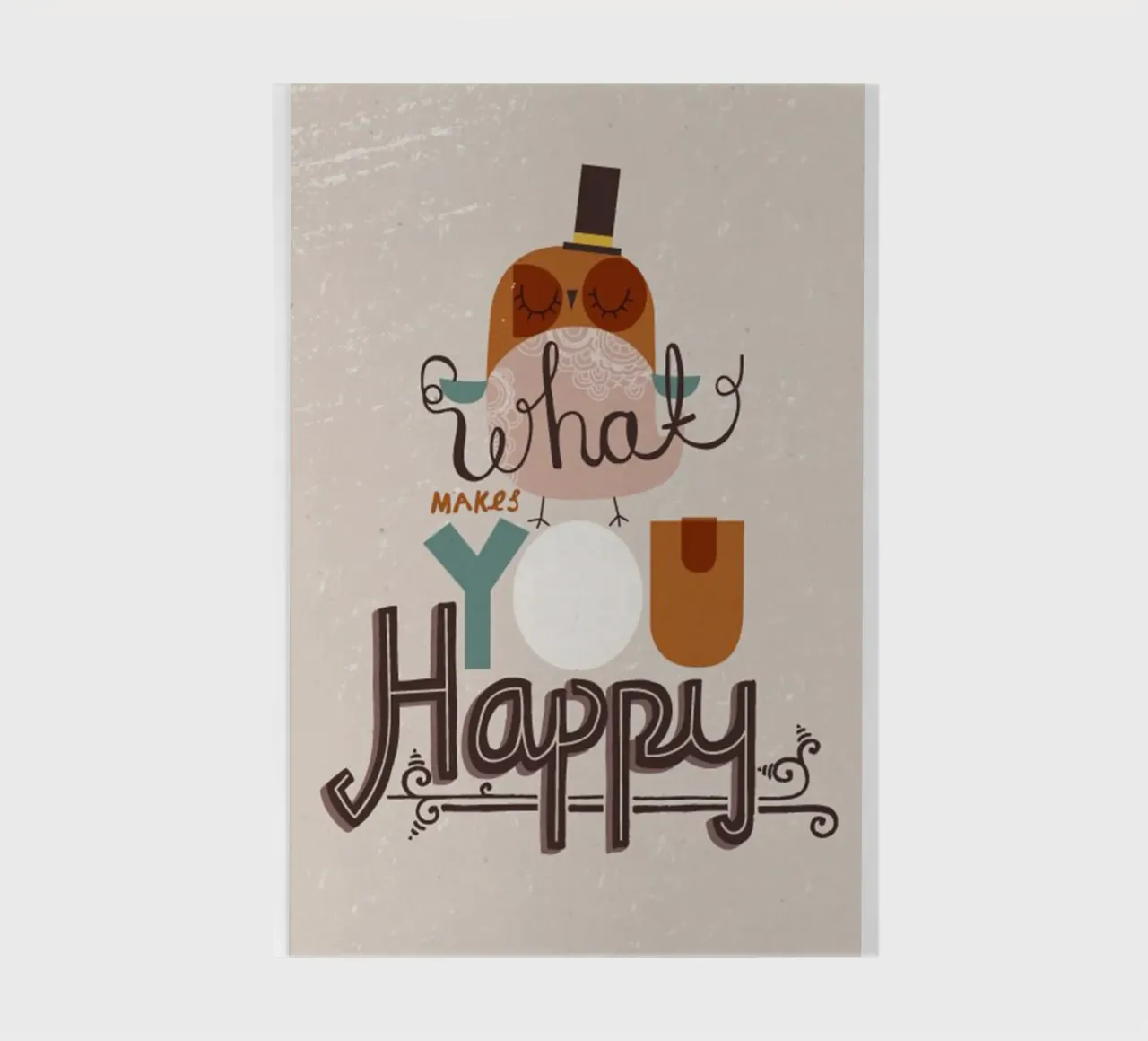 cosa ti rende felice diario da art quots shop